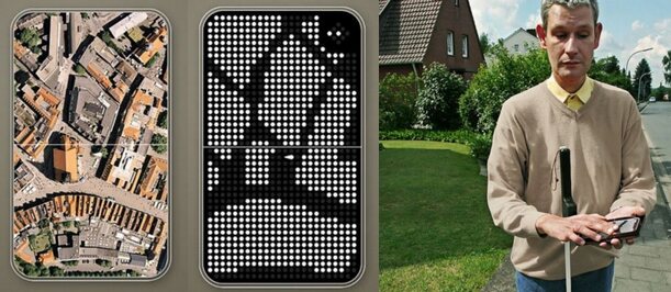 觸摸地球！盲人專用電子地圖