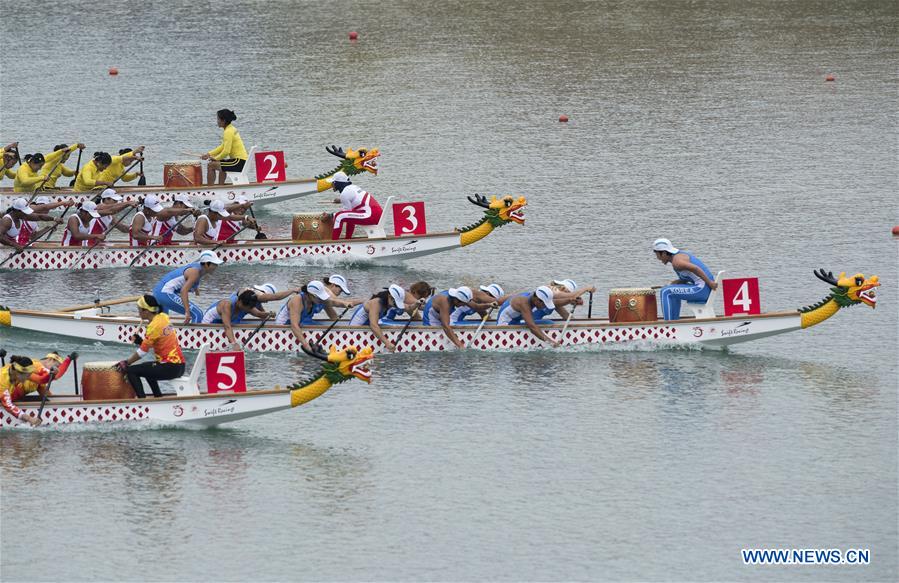 (SP)INDONESIA-PALEMBANG-ASIAN GAMES-WOMEN&rsquo;S CANOE TBR 500M-FINAL