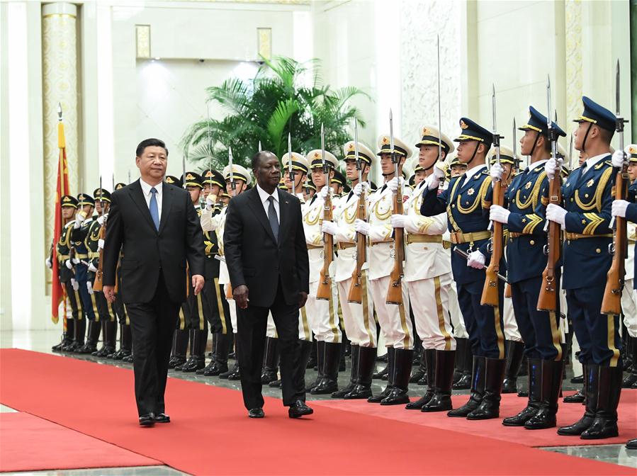 CHINA-BEIJING-XI JINPING-COTE D&rsquo;IVOIRE-PRESIDENT-TALKS (CN)