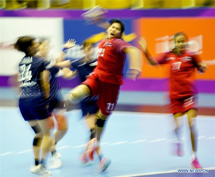 (SP)INDONESIA-JAKARTA-ASIAN GAMES-HANDBALL-WOMEN'S