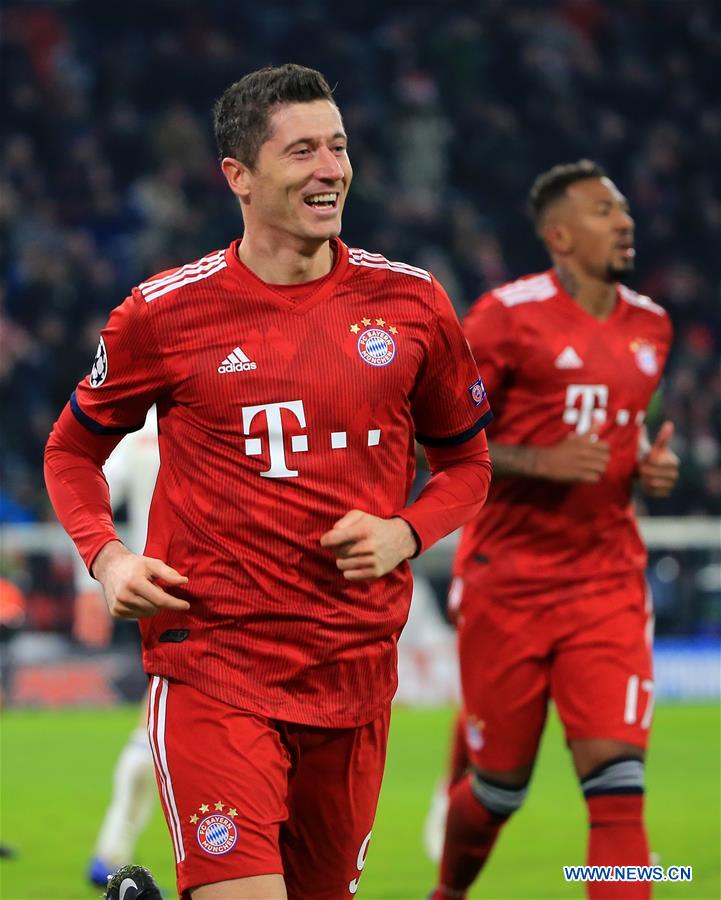 (SP)GERMANY-MUNICH-SOCCER-UEFA CHAMPIONS LEAGUE-BAYERN MUNICH VS BENFICA