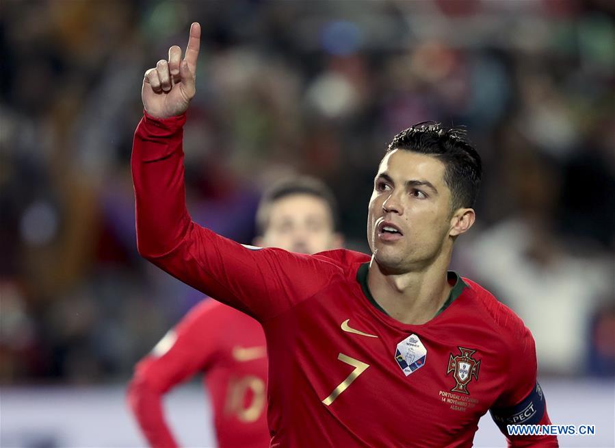 (SP)PORTUGAL-FARO-SOCCER-EURO 2020 QUALIFIER-GROUP B-PORTUGAL VS LITHUANIA