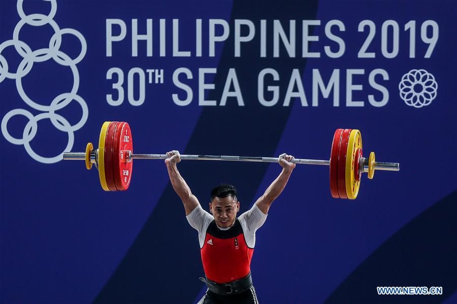 (SP)PHILIPPINES-QUEZON CITY-SEA GAMES-WEIGHTLIFTING