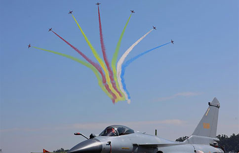 Aerobatic teams perform at Airshow China in Zhuhai