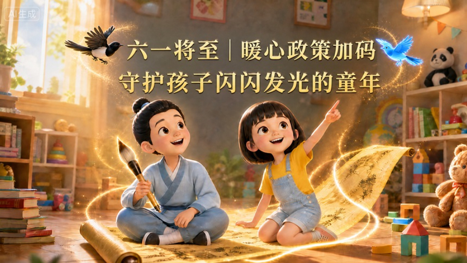 六一將至｜暖心政策加碼 守護(hù)孩子閃閃發(fā)光的童年