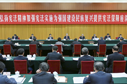 趙樂(lè)際出席&ldquo;弘揚(yáng)憲法精神，加強(qiáng)憲法實(shí)施，為強(qiáng)國(guó)建設(shè)、民族復(fù)興提供憲法保障&rdquo;座談會(huì)并講話