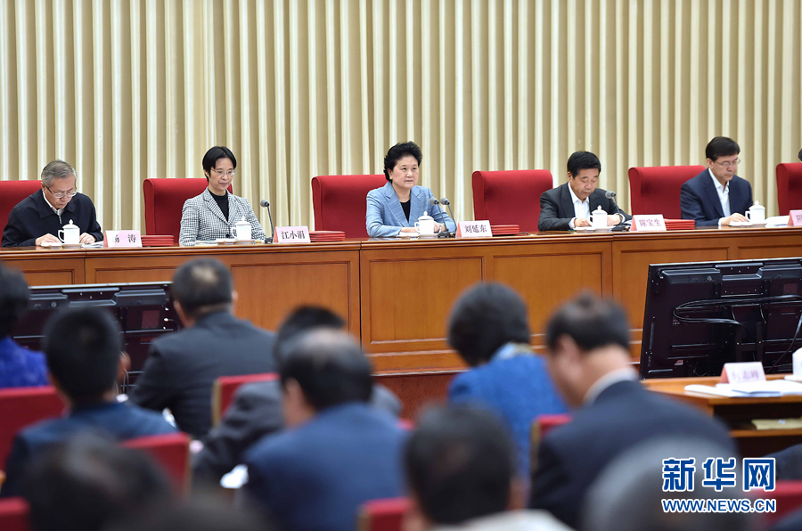 10月20日，中共中央政治局委員、國(guó)務(wù)院副總理、國(guó)務(wù)院督導(dǎo)委員會(huì)主任劉延?xùn)|在北京出席深化教育督導(dǎo)改革暨第十屆國(guó)家督學(xué)聘任工作會(huì)議并講話。新華社記者 李濤 攝