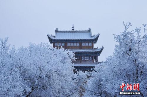 資料圖：小寒時(shí)節(jié)，甘肅嘉峪關(guān)市迎來了一場(chǎng)大雪。師永紅 攝