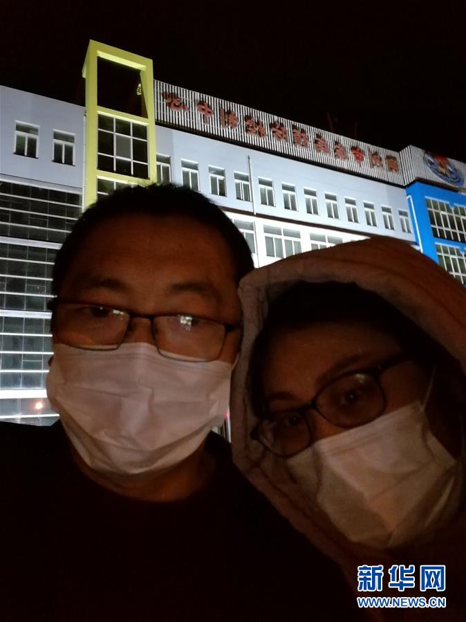 （一線抗疫群英譜&middot;圖文互動）（3）山西檢測員伉儷：疫情不退，決不放松