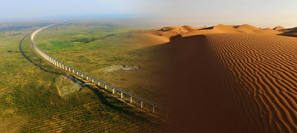 【高清圖集】&ldquo;昨日荒沙地，今日聚寶盆&rdquo;