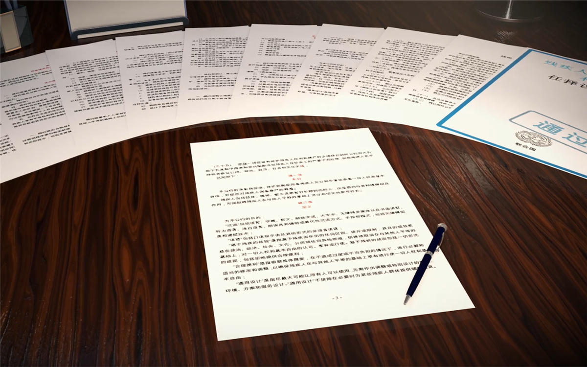 2006年12月，《殘疾人權(quán)利公約》在聯(lián)合國大會獲得通過