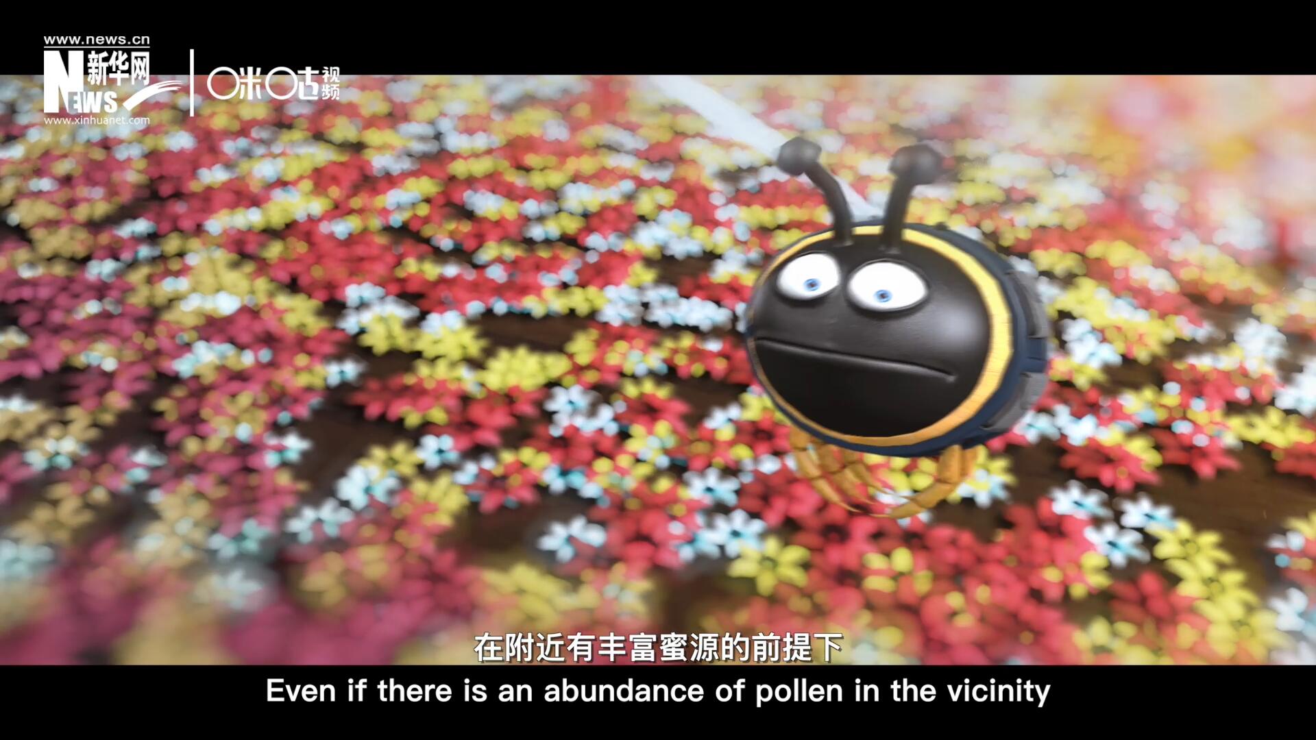 你知道一只蜜蜂采一公斤蜜有多辛苦嗎？據(jù)統(tǒng)計，在附近有豐富蜜源的前提下，一只蜜蜂大約需要飛行四萬千米