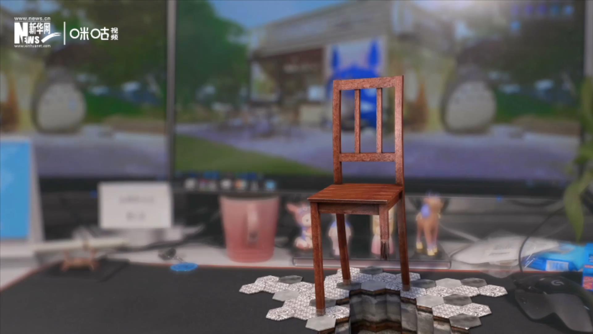 椅子重5噸，高達12米，椅背有兩層樓高