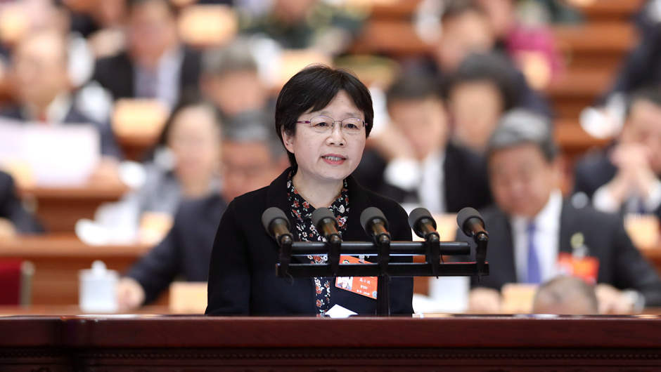 民革中央副主席、上海市委會主委，上海市人大常委會副主任 高小玫