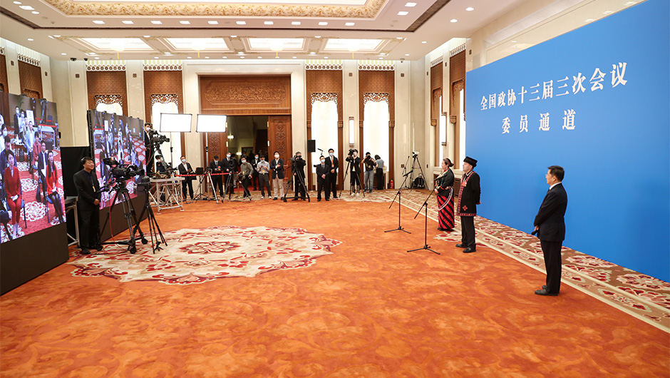 &ldquo;委員通道&rdquo;采訪活動(dòng)現(xiàn)場(chǎng)