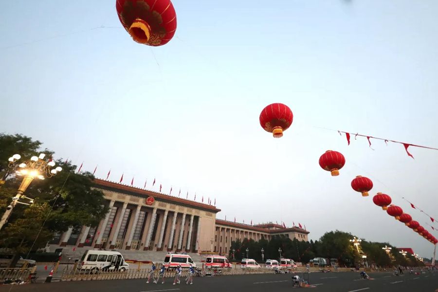 這就是今天早上的北京！