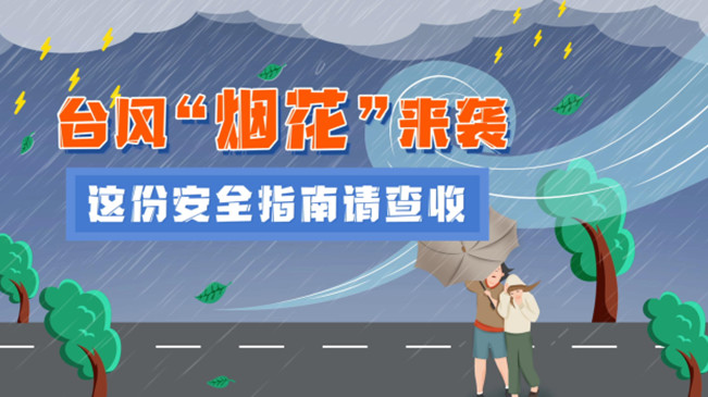 MG動畫：臺風&ldquo;煙花&rdquo;來襲，這份安全指南請查收