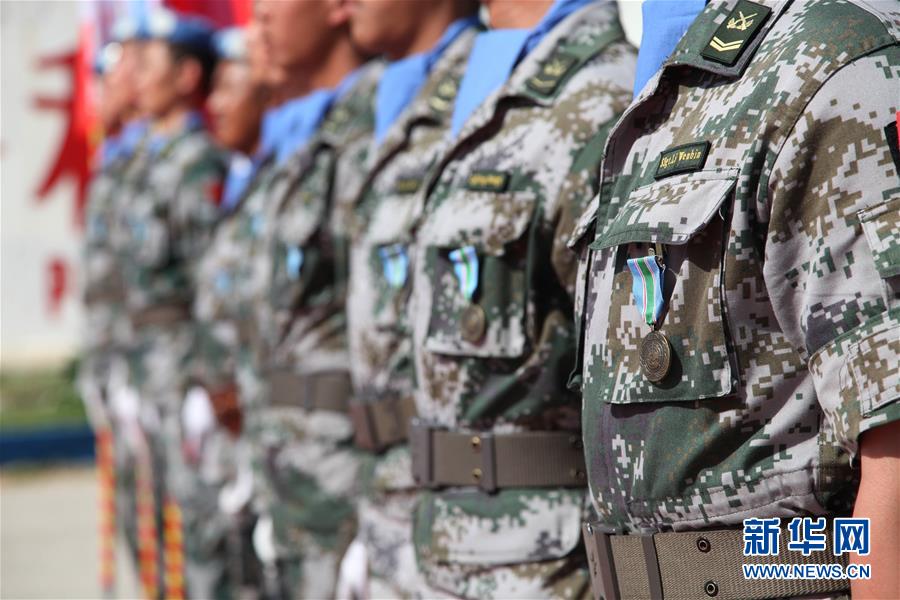 （國際&middot;圖文互動）（3）中國赴黎維和官兵榮獲聯(lián)合國&ldquo;和平榮譽勛章&rdquo;