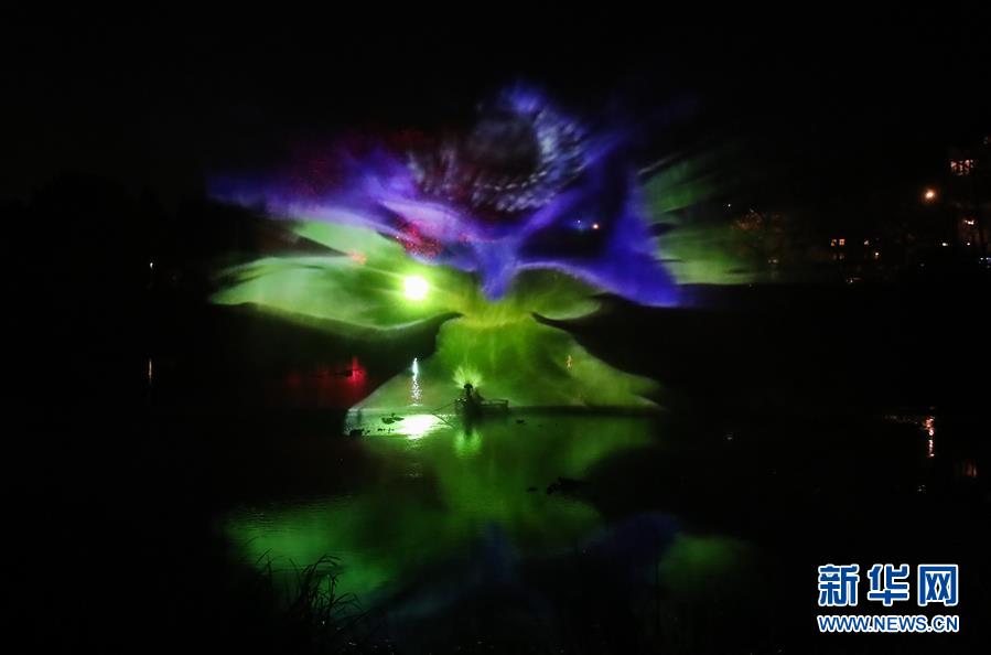 （國(guó)際）（3）&ldquo;柏林圣誕花園&rdquo;燈光秀開幕