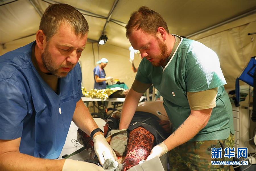 （國際&middot;圖文互動）（5）&ldquo;共同的理念，讓合作更深入更順暢&rdquo;&mdash;&mdash;走進(jìn)中德&ldquo;聯(lián)合救援-2019&rdquo;衛(wèi)勤實(shí)兵聯(lián)合演習(xí)德方野戰(zhàn)二級醫(yī)院