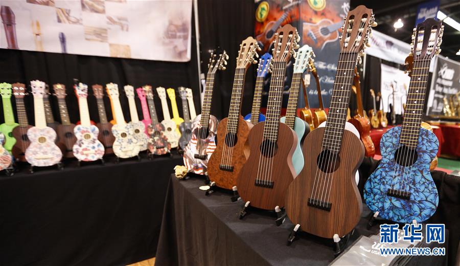 （國際&middot;圖文互動）（4）通訊：中國樂器在美國樂器展上&ldquo;奏響強(qiáng)音&rdquo;