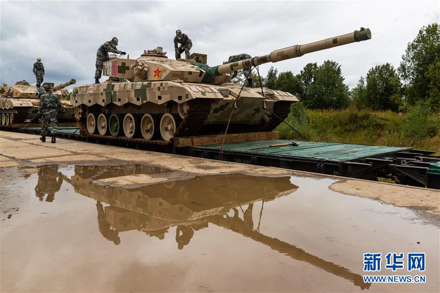 （國際）（3）我軍赴俄參加&ldquo;國際軍事比賽-2020&rdquo;裝備運抵比賽場地