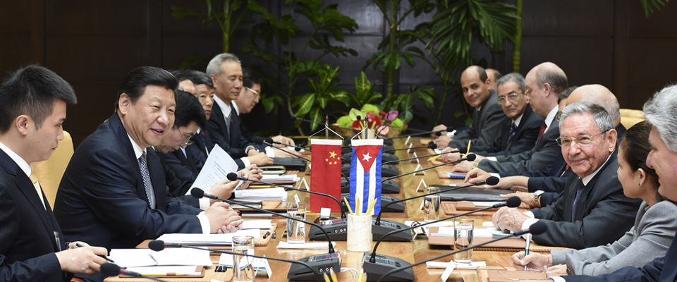 習(xí)近平同勞爾&middot;卡斯特羅舉行會談