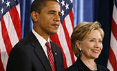 希拉里&ldquo;?；?rdquo;奧巴馬，現(xiàn)時(shí)而已？