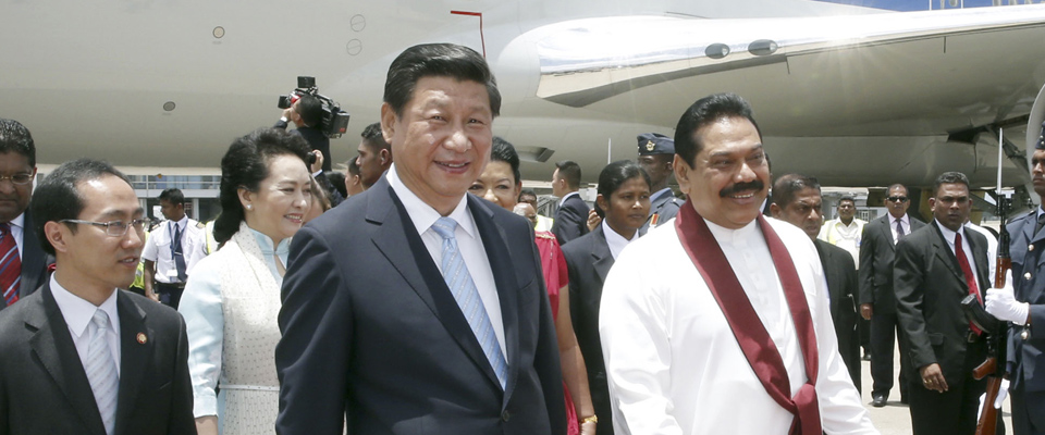 習(xí)近平抵達(dá)科倫坡開始對斯里蘭卡進行國事訪問