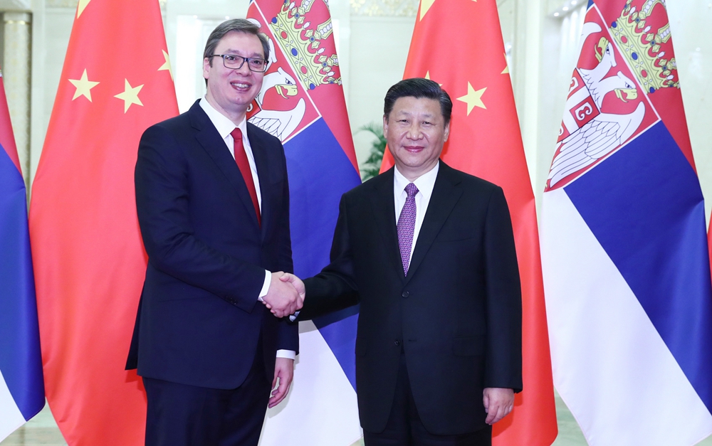 習(xí)近平會見塞爾維亞總理、當(dāng)選總統(tǒng)武契奇