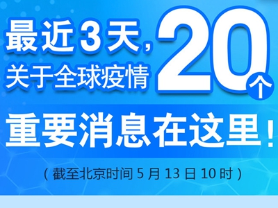 【圖解】最近3天，關(guān)于全球疫情20個(gè)重要消息在這里！