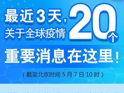 【圖解】最近3天，關(guān)于全球疫情20個(gè)重要消息在這里！