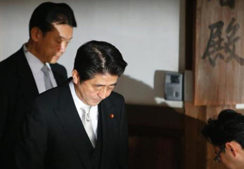 安倍言行暴露其&ldquo;麻煩制造者&rdquo;面目